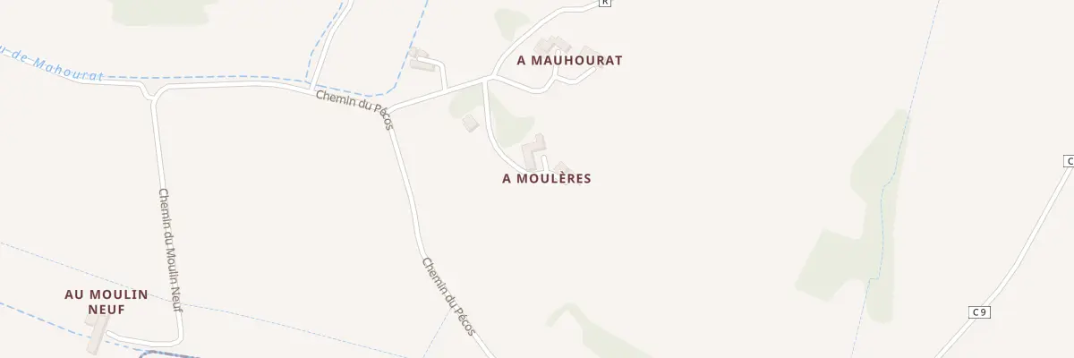 Plan du 5013 A Mouleres à Laveraët