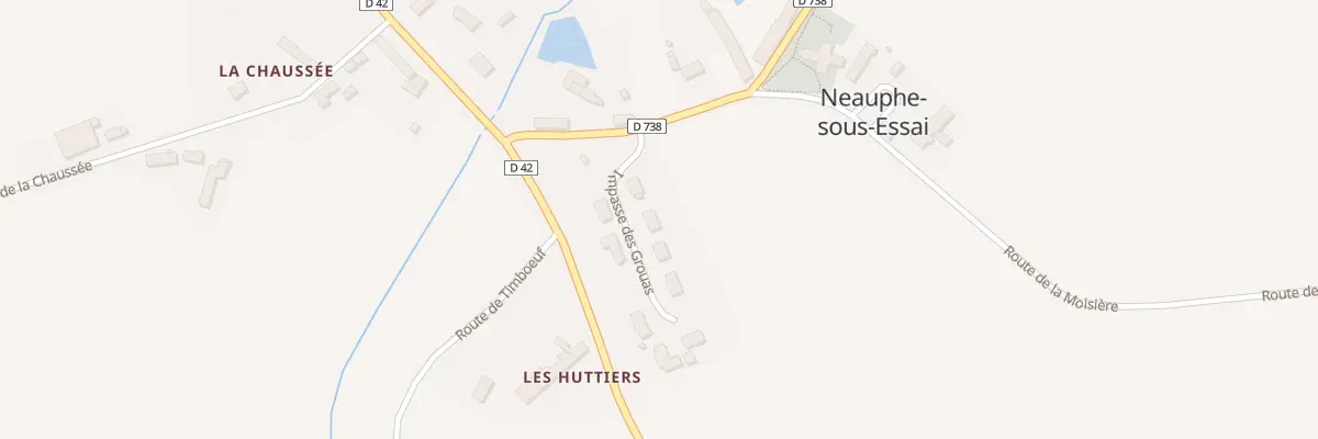 Plan du 3 Imp des Grouas à Neauphe-sous-Essai
