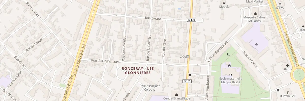Plan du 39 Rue de la Carriere au Mans