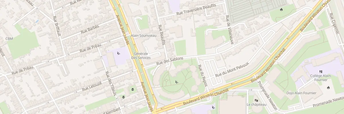 Plan du 21 Rue des Sablons au Mans