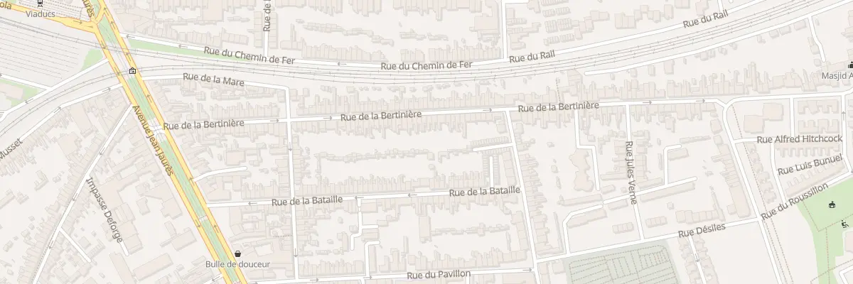 Plan du 84 Rue de la Bertiniere au Mans