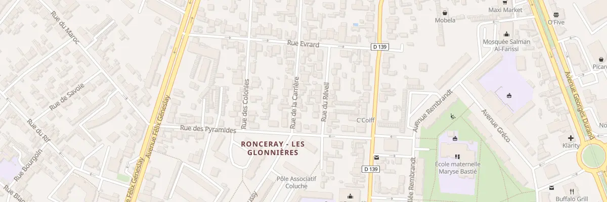 Plan du 37 Rue de la Carriere au Mans