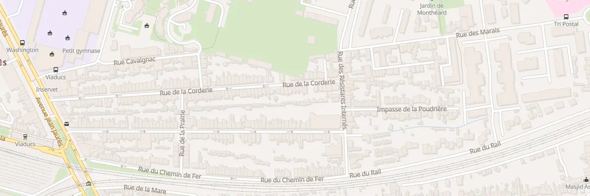 Plan du 116 Rue de la Corderie au Mans