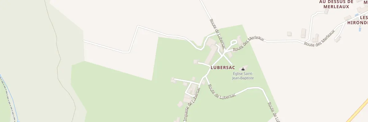Plan du 1780 Rte de Lubersac à Saint-Sernin