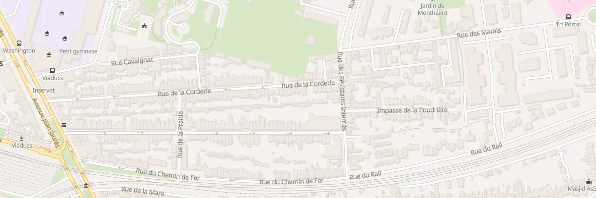 Plan du 118 Rue de la Corderie au Mans