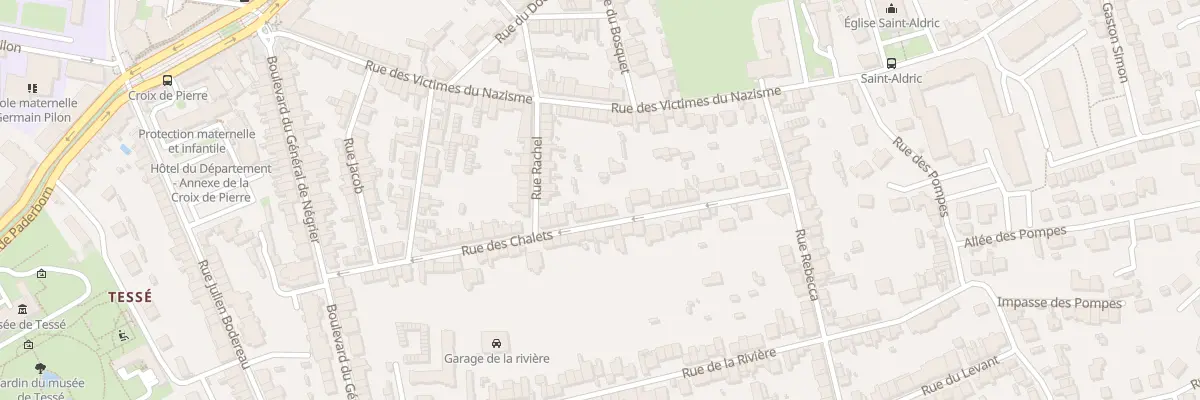 Plan du 45 Rue des Chalets au Mans