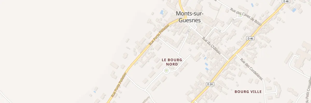 Plan du 9 Rue Porte Pelletier à Monts-sur-Guesnes