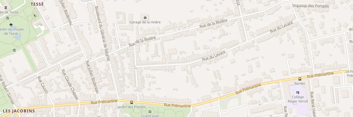 Plan du 17 Rue du Levant au Mans