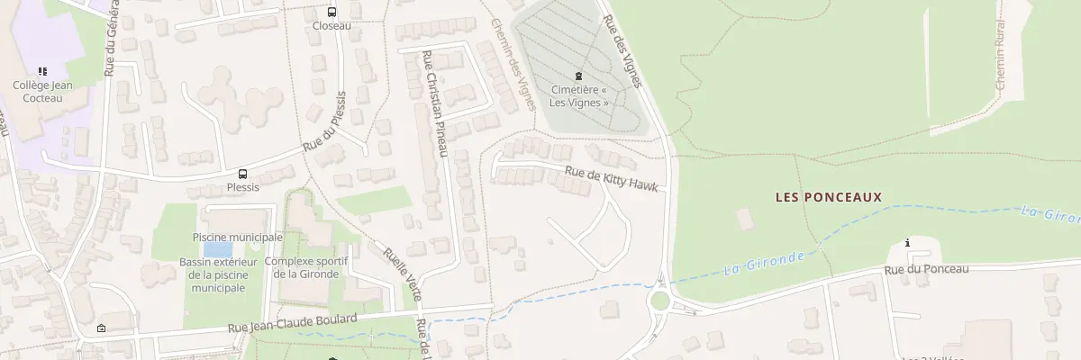 Plan du 11 Rue de Kitty Hawk à Coulaines