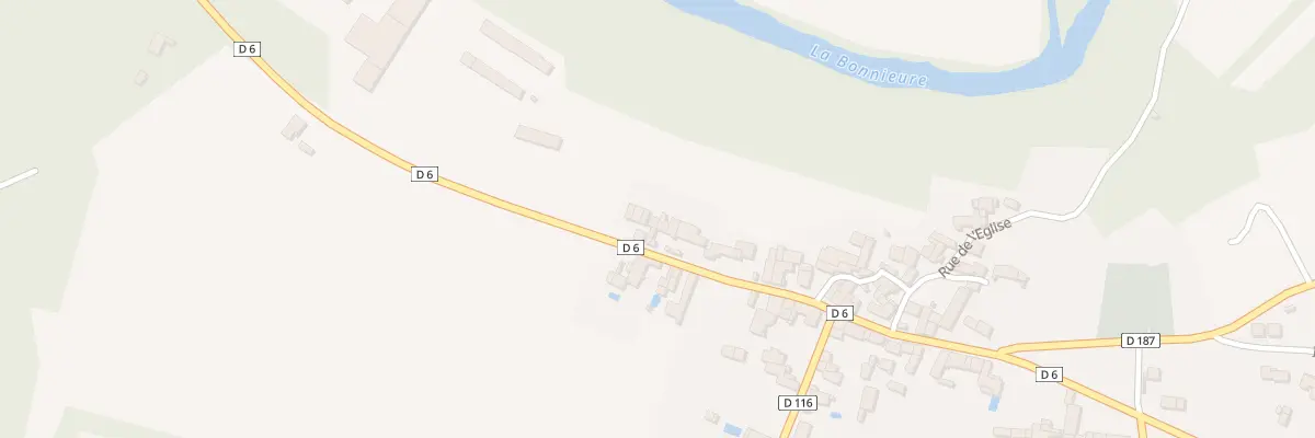 Plan du 11 Rue Eugène de Thiac à Puyréaux