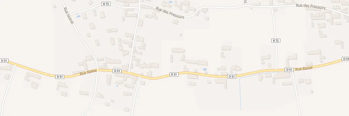 Plan du 80 Rue Basse à Restigné