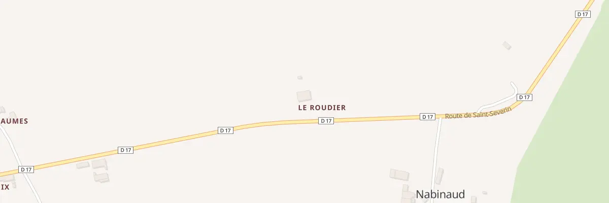Plan du 5053 Le Roudier à Nabinaud