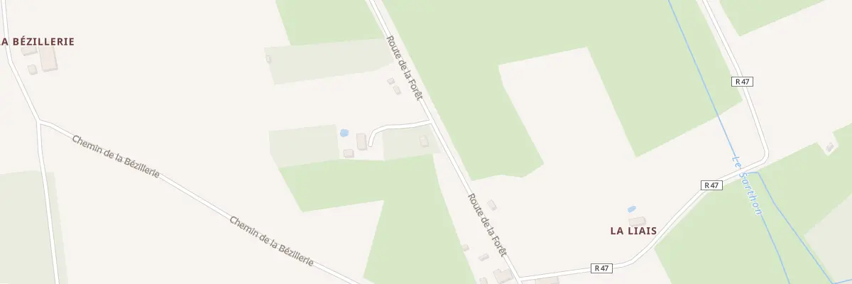 Plan du 5326 Le Goulet La Fresnaye à Villeneuve-en-Perseigne