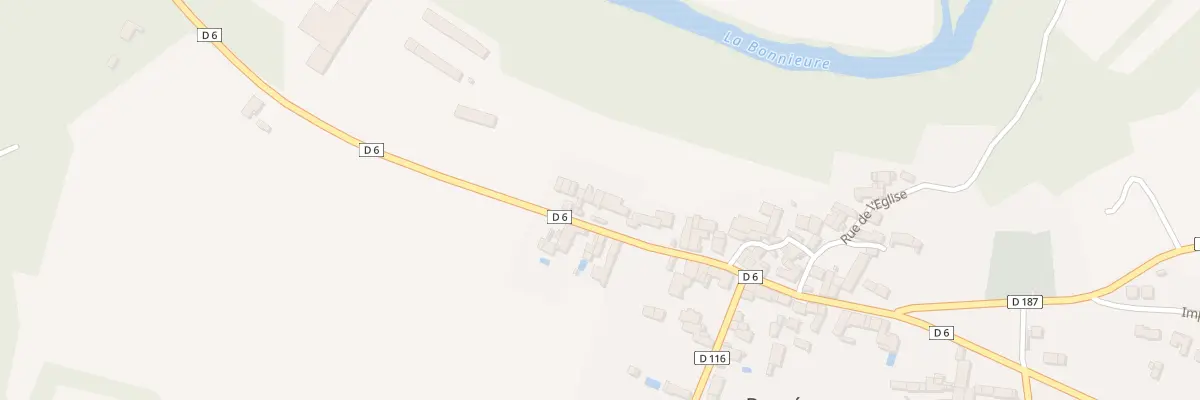 Plan du 15 Rue Eugène de Thiac à Puyréaux