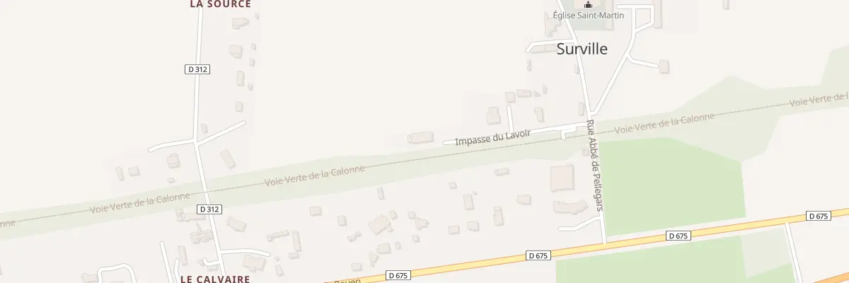 Plan du 137 Imp du Lavoir à Surville