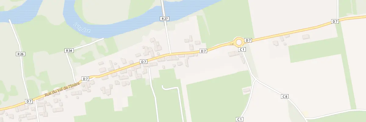 Plan du 128 Rue du Val de l’Indre à Avoine