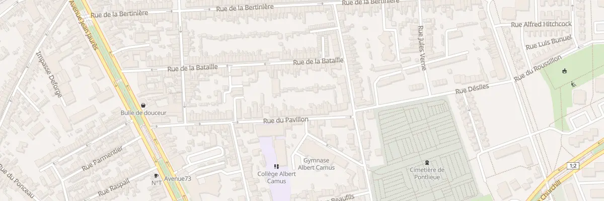 Plan du 65 Rue du Pavillon au Mans