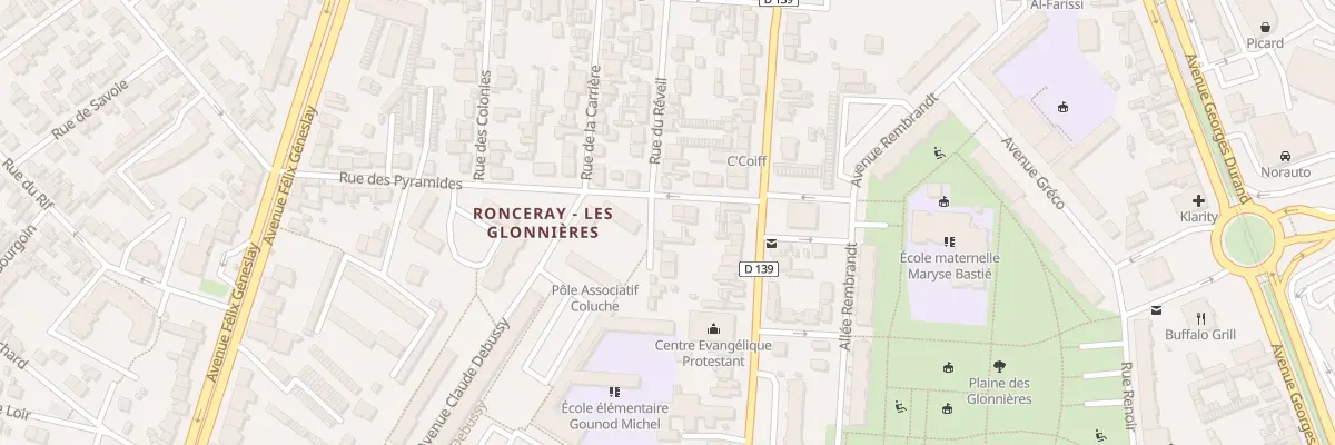 Plan du 22 Rue des Pyramides au Mans