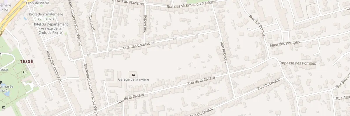 Plan du 50 Rue des Chalets au Mans