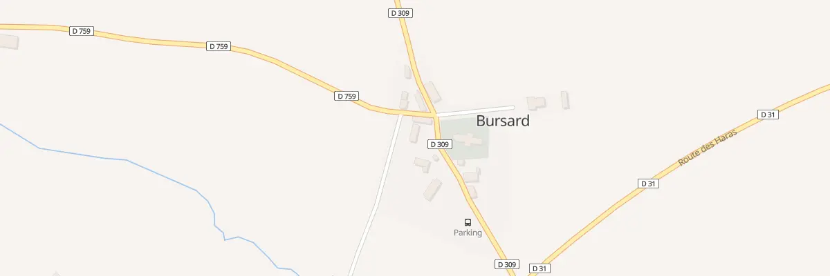 Plan du 5 Le Bourg à Bursard