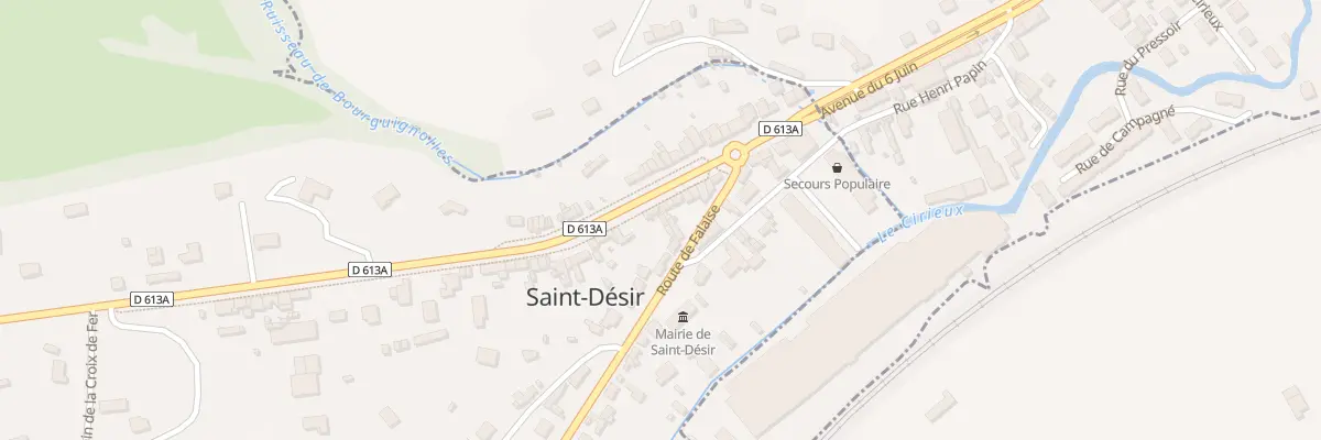 Plan du 23 Rte de Caen à Saint-Désir