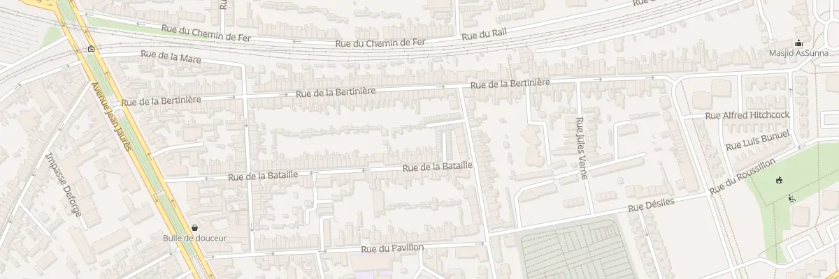 Plan du 87 Rue de la Bataille au Mans