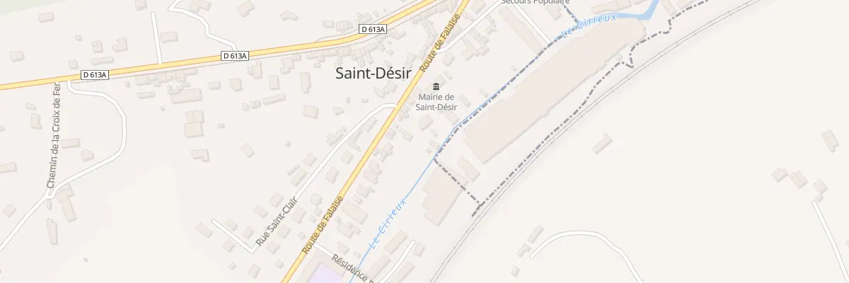 Plan du 13B Rte de Falaise à Saint-Désir