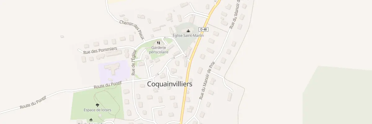 Plan du 1413 Rte du Régiment Écossais à Coquainvilliers