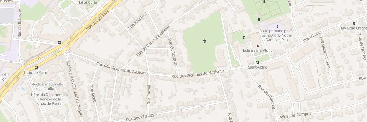 Plan du 12 Rue du Bosquet au Mans