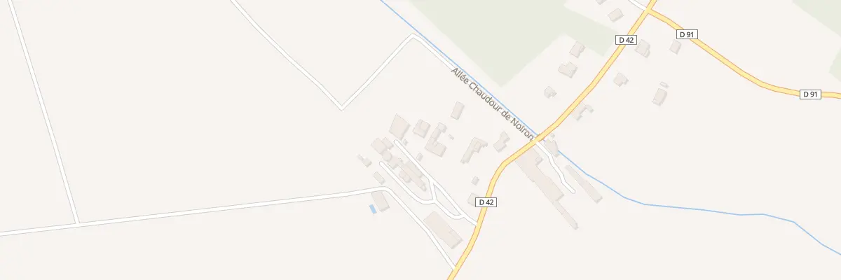 Plan du 2 All du Chaudour de Noiron à Saint-Martin-la-Pallu