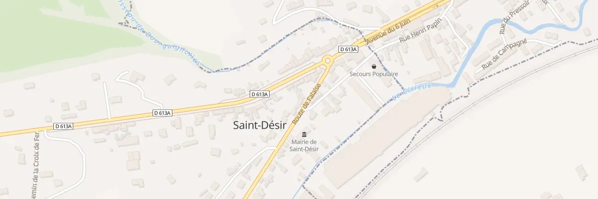 Plan du 10 Rte de Falaise à Saint-Désir