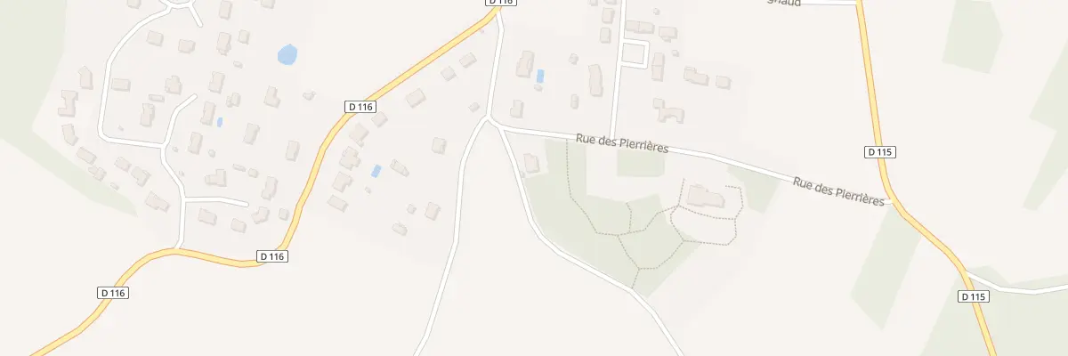 Plan du 2 Rue des Pierrieres à Puyréaux