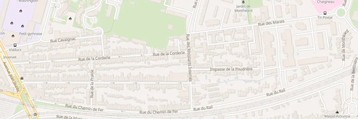 Plan du 132 Rue de la Corderie au Mans