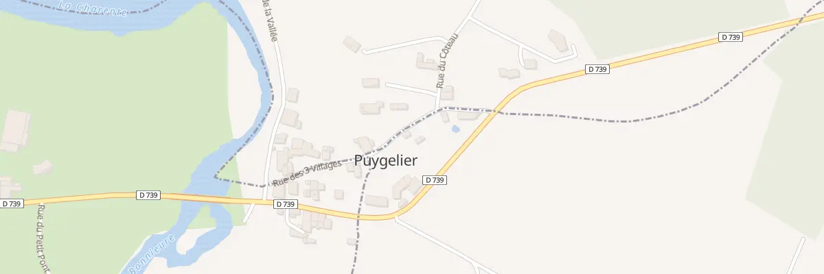 Plan du 5001 Puygelier à Puyréaux