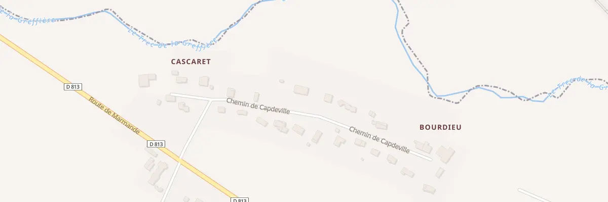 Plan du 5 Che de Capdeville à Longueville