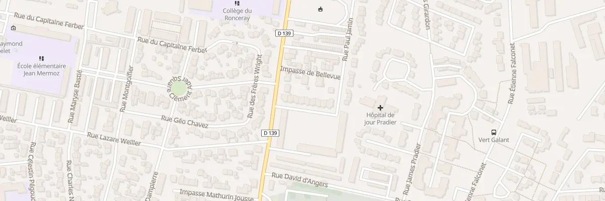 Plan du 54 Rue Paul Jamin au Mans
