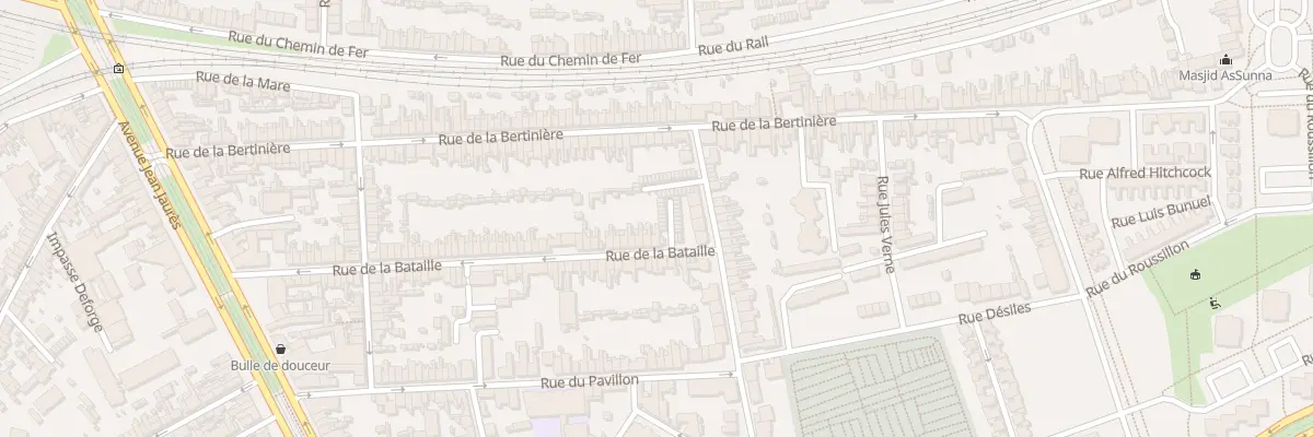 Plan du 93 Rue de la Bataille au Mans