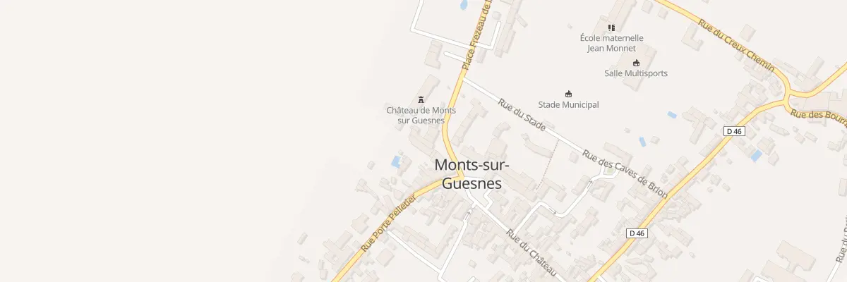 Plan du 18 Pl Frezeau de la Frezelliere à Monts-sur-Guesnes