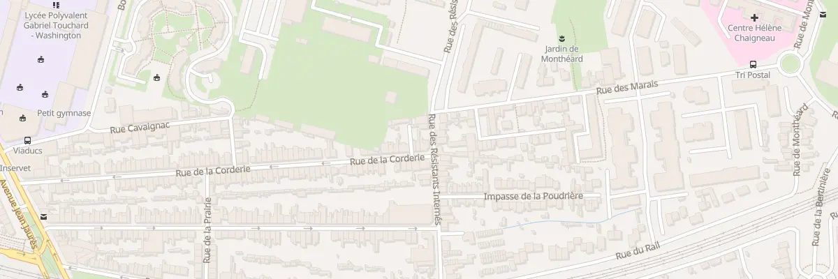 Plan du 115 Rue de la Corderie au Mans