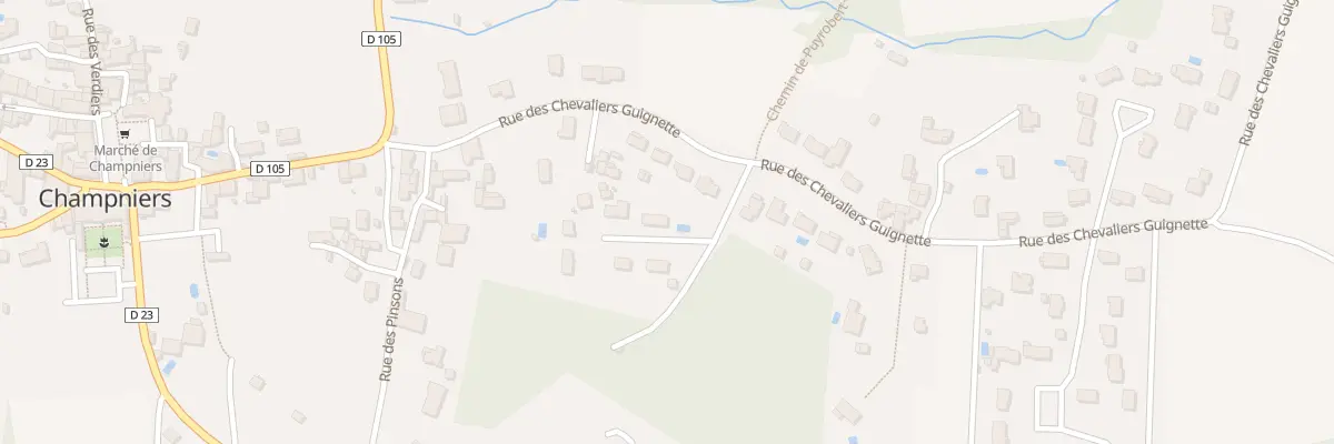 Plan du 206 Imp des Hérons à Champniers