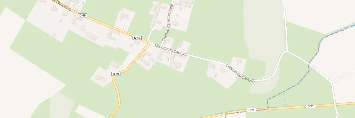 Plan du 4 Che du Careyot à Coussan