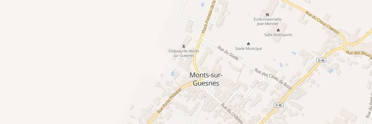 Plan du 16 Pl Frezeau de la Frezelliere à Monts-sur-Guesnes