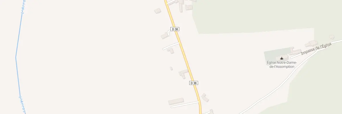 Plan du 24 Rte des Pyrénées à Montégut-Arros