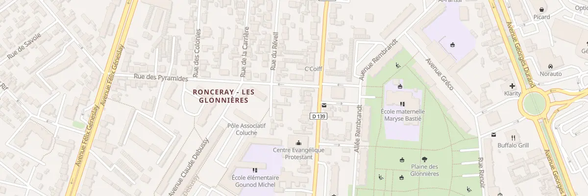 Plan du 24 Rue des Pyramides au Mans