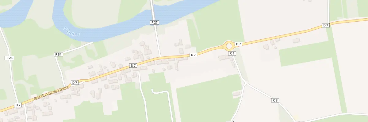 Plan du 130 Rue du Val de l’Indre à Avoine