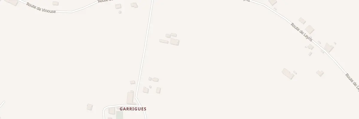 Plan du 1550 Rte de Garrigues à Marmande