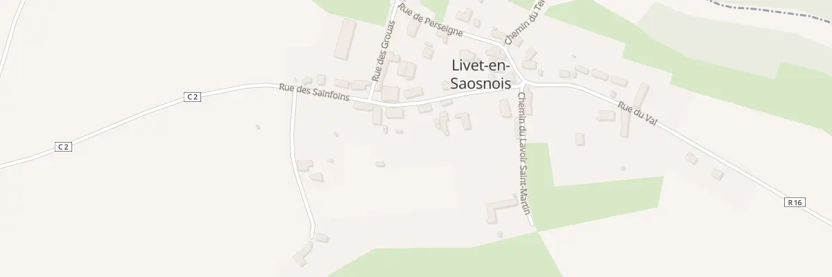 Plan du 11 Rue des Sainfoins à Livet-en-Saosnois