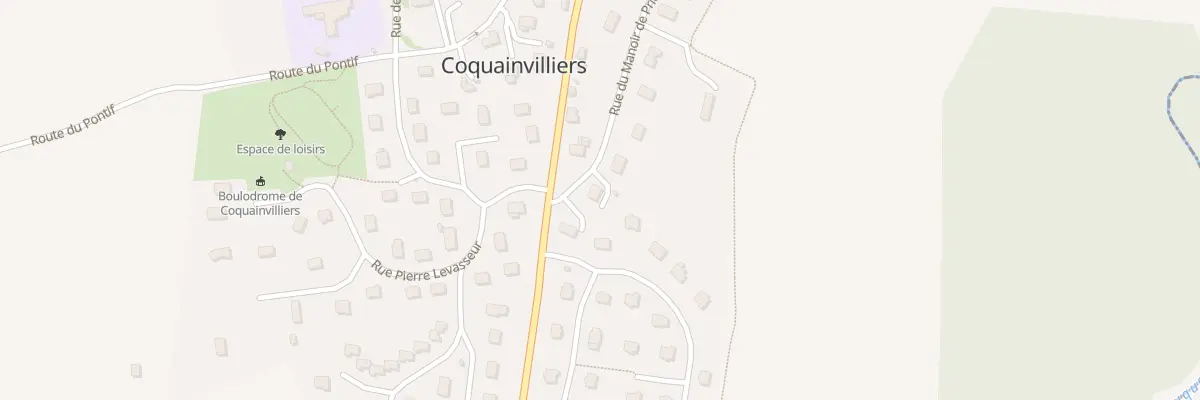 Plan du 25 Rue du Manoir de Prie à Coquainvilliers