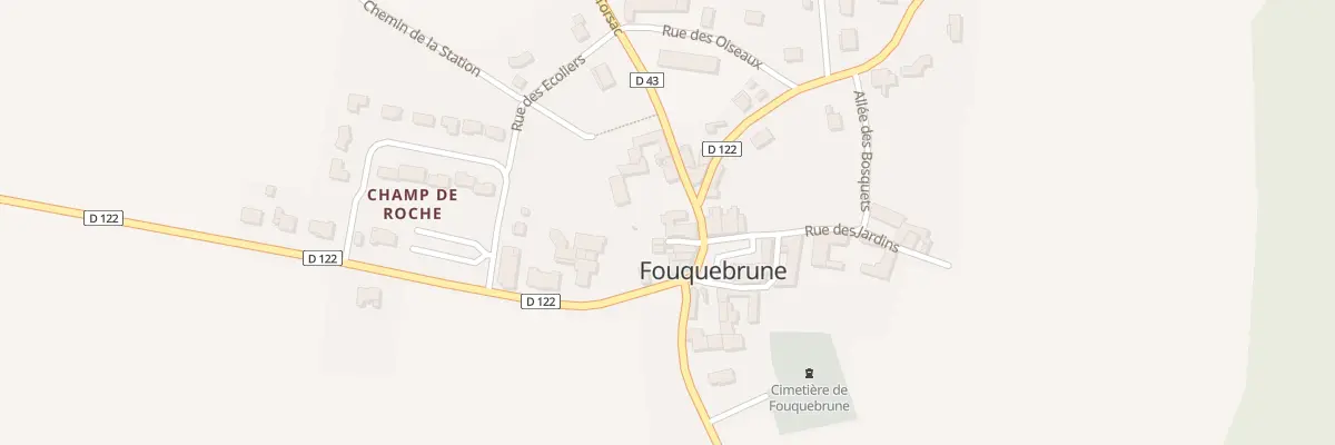 Plan du 5 Rte de Torsac à Fouquebrune