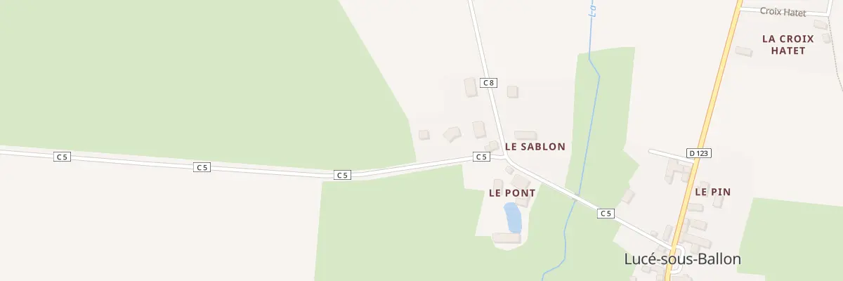 Plan du 2 Le Grand Parc à Lucé-sous-Ballon